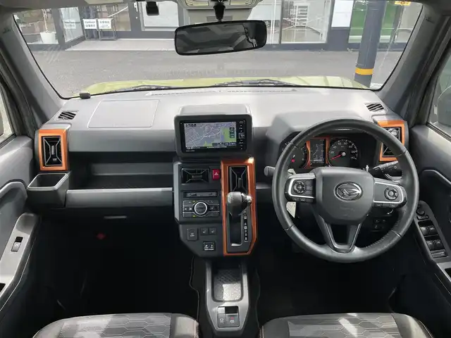 ダイハツ タフト G ターボ 佐賀県 2020(令2)年 4.8万km フォレストカーキメタリック ガラスルーフ/スマートアシスト/レーダークルーズコントロール/コーナーセンサー/純正ナビ/・バックカメラ/・フルセグTV/BT/CD/DVD/純正ドラレコ(DRN-H70N)/純正15インチAW/ETC2.0/電動パーキングスイッチ/LEDヘッドライト/フォグランプ/オートライト/プッシュスタート/スペアキー×１/取扱説明書/保証書