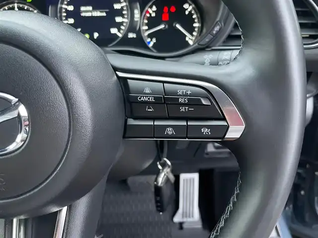 マツダ ＣＸ－３０ XD レトロスポーツED 島根県 2024(令6)年 2万km ポリメタルグレーM ワンオーナー　/純正１０．２５型ディスプレイオーディオ　/（フルセグＴＶ／Ｂｌｕｅｔｏｏｔｈ接続／スマホ連携機能）　/全方位／バック／フロントカメラ/ＢＯＳＥサウンドシステム　/ビルトインＥＴＣ　/アダプティブクルーズコントロール　/パワーバックドア/ハーフレザーシート/運転席メモリーパワーシート　/前席シートヒーター/ハンドルヒーター/リバース連動ドアミラー　/置くだけ充電　/オートハイビーム／ライト/純正LEDライト/純正１８インチアルミホイール/純正フロアマット/スペアキー１本
