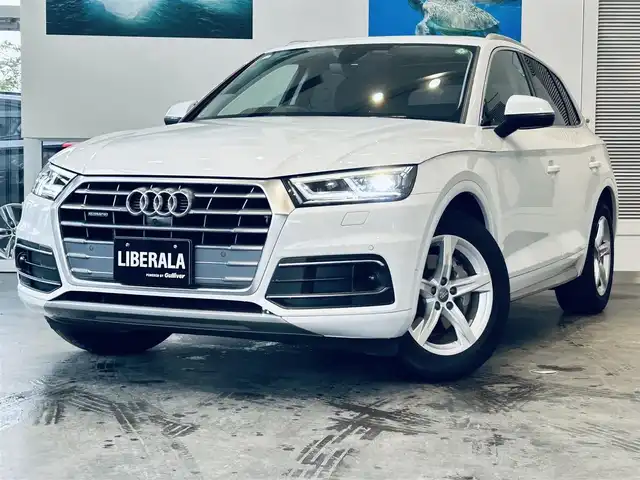 アウディ Ｑ５ 40TDIクワトロスポーツエアサ 大阪府 2020(令2)年 3.7万km 白 バーチャルコックピット/サンルーフ/ACC/純正ナビ/TV/360度カメラ/純正18インチAW/電動リアゲート/サイドアシスト/クリアランスソナー/レザーシート/パワーシート/Dシートメモリ/シートヒーター/ルーフレール/パドルシフト/ETC