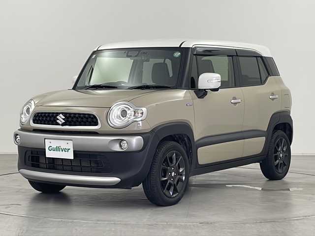 スズキ クロスビー HYBRID MZ 群馬県 2020(令2)年 5.5万km キャラバンアイボリーパールメタリック/ホワイト 2トーンルーフ 純正ナビ　バックカメラ　パドルシフト　革巻きステアリング　ステアリングリモコン　クルーズコントロール　ＥＴＣ　前後ドラレコ　シートヒーター　衝突被害軽減ブレーキ　レーンアシスト　スマートキー　禁煙