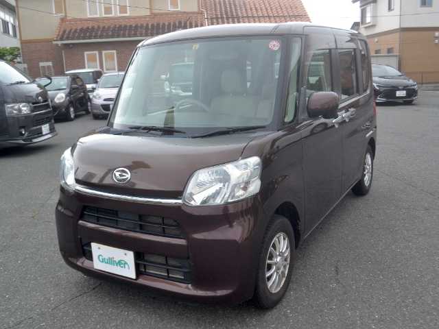 ダイハツ タント L 宮城県 2014(平26)年 4.2万km プラムブラウンクリスタルマイカ /社外メモリーナビ/ワンセグテレビ/アイドリングストップ/リモコンキー/フロアマット/ドアバイザー/