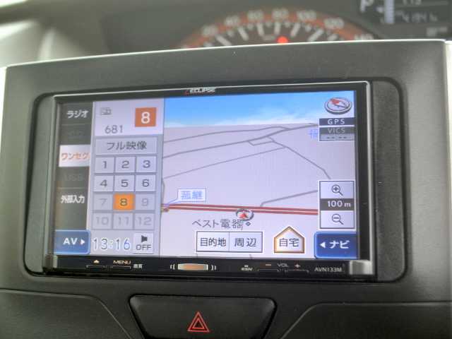 ダイハツ タント L 宮城県 2014(平26)年 4.2万km プラムブラウンクリスタルマイカ /社外メモリーナビ/ワンセグテレビ/アイドリングストップ/リモコンキー/フロアマット/ドアバイザー/