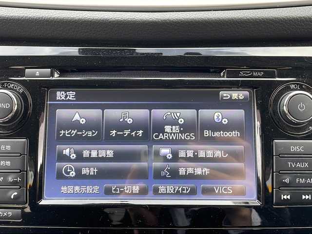 日産 エクストレイル ハイブリッド 20X エマージェンシーブレーキ 青森県 2015(平27)年 6.1万km ブリリアントシルバー パートタイム4WD/メーカー純正ナビ(TV/AM/FM/CD/DVD/BT)/アラウンドビューモニター/純正テレビキット(走行時視聴可能)/ETC/前方ドライブレコーダー/スペアキー/純正エンジンスターター/純正AW付冬タイヤ積込/記録簿(H29/H30/R2/R4/R6)