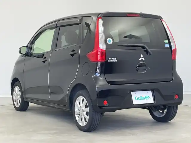 三菱 ｅＫワゴン G e－アシスト 新潟県 2015(平27)年 6.9万km アメジストブラック 純正メモリナビ【700W】/　フルセグTV/Bluetooth/CD/DVD/USB/バックモニター/衝突被害軽減ブレーキ/横滑り防止装置/アイドリングストップ
