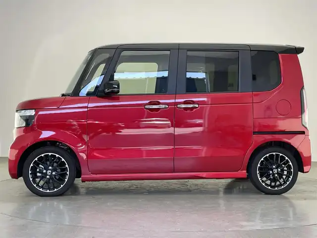 ホンダ Ｎ ＢＯＸ カスタム ターボ コーディネートS 愛知県 2024(令6)年 0.2万km プレミアムクリスタルレッドM 純正８型ディスプレイ　カープレイ対応　Ｂluetooth　バックカメラ　ハーフレザーシート　シートヒーター　両側パワースライドドア　ホンダセンシング　衝突軽減　追従クルコン　コーナーセンサー　ＬＥＤオートライト パドルシフト　ツートンカラー　禁煙