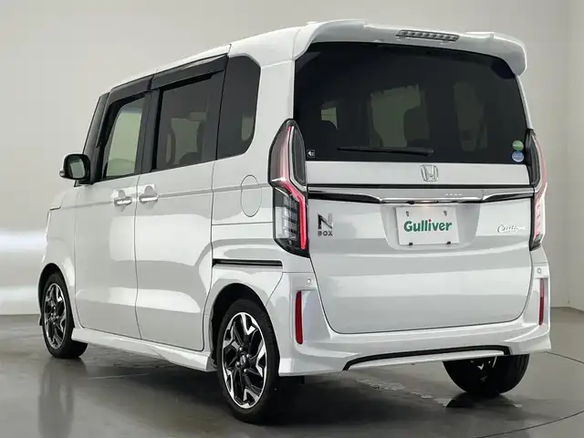 ホンダ Ｎ ＢＯＸ カスタム G EX ターボ ホンダセンシング 愛知県 2020(令2)年 2.1万km プラチナホワイトパール 社外ナビ　バックカメラ　シートヒーター　禁煙車　フルセグTV　前後ドラレコ　ＥＴＣ　両側パワスラ　パドルシフト　ホンダセンシング　衝突軽減　車線逸脱　追従クルコン　ハーフレザー　LEDオートライト　純正フロアマット