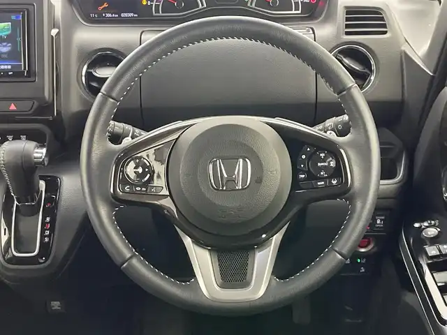 ホンダ Ｎ ＢＯＸ カスタム G EX ターボ ホンダセンシング 愛知県 2020(令2)年 2.1万km プラチナホワイトパール 社外ナビ　バックカメラ　シートヒーター　禁煙車　フルセグTV　前後ドラレコ　ＥＴＣ　両側パワスラ　パドルシフト　ホンダセンシング　衝突軽減　車線逸脱　追従クルコン　ハーフレザー　LEDオートライト　純正フロアマット
