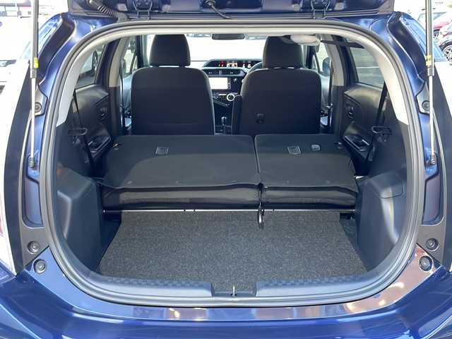 トヨタ アクア S スタイルブラック 徳島県 2018(平30)年 2.5万km ダークブルーマイカ 社外7型SDナビ　TZ-NAV01/（BT/DISC/SD/フルセグ/ラジオ）/バックカメラ/前後コーナーセンサー/ETC/社外15インチアルミホイール/アイドリングストップ/オートライト/オートマチックハイビーム/プッシュスタート/スマートキー/スペアキー