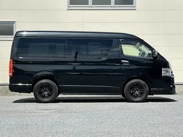 トヨタ ハイエース GL ロング 茨城県 2020(令2)年 6.6万km ブラックマイカ 純正ナビ（DVD再生機能有）/モデリスタエアロ/デジタルインナーミラー/純正アルミホイル付/衝突被害軽減/レーンキープアシスト/オートマチックハイビーム/LEDライト/前方ドライブレコーダー/前後コーナーセンサー/リアドアイージークローザー/純正フロアマット/フリップダウンモニター/Bluetooth接続/フルセグTV/HDMI接続/ISOFIX/保証書/取扱説明書/プッシュスタート