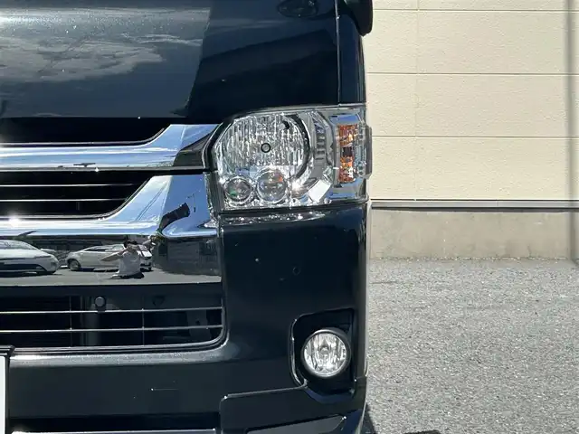 トヨタ ハイエース GL ロング 茨城県 2020(令2)年 6.6万km ブラックマイカ 純正ナビ（DVD再生機能有）/モデリスタエアロ/デジタルインナーミラー/純正アルミホイル付/衝突被害軽減/レーンキープアシスト/オートマチックハイビーム/LEDライト/前方ドライブレコーダー/前後コーナーセンサー/リアドアイージークローザー/純正フロアマット/フリップダウンモニター/Bluetooth接続/フルセグTV/HDMI接続/ISOFIX/保証書/取扱説明書/プッシュスタート