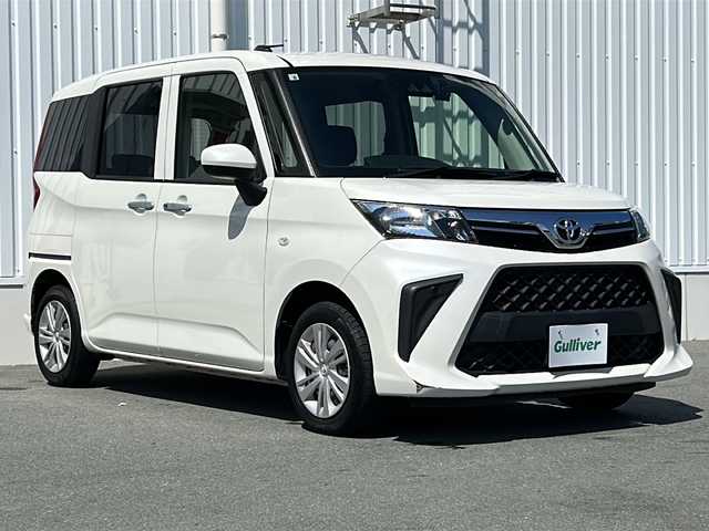 トヨタ ルーミー X 三重県 2022(令4)年 5.1万km パールホワイトⅢ 純正ナビ/バックカメラ/コーナーセンサー/ビルトインＥＴＣ/片側パワースライドドア/前方ドライブレコーダー/フロアマット/オートライト/衝突軽減ブレーキ/アイドリングストップ/横滑り防止/電動格納ミラー/禁煙車