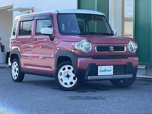スズキ ハスラー HYBRID G 岐阜県 2020(令2)年 6.5万km チアフルピンクメタリック/ホワイト2トーンルーフ 禁煙車/社外SDナビ/AM/FM/CD/DVD/BT/SD/フルセグTV/バックカメラ/衝突軽減ブレーキ/バックソナー/シートヒーター /ドライブレコーダー/プッシュスタート /スマートキー/スペアキー/LKA/ビルトインETC/純正フロアマット/純正ドアバイザー