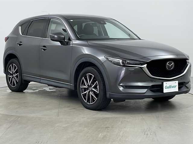 マツダ ＣＸ－５ XD Lパッケージ 道央・札幌 2017(平29)年 2.4万km マシーングレープレミアムM ・4WD/・純正ナビ&CD&DVD&BT&フルセグTV/・バック/サイドカメラ/・衝突軽減装置/・横滑り防止機能/・コーナーセンサー/・レーンキープアシスト/・レーダークルーズコントロール/・ETC/・USB接続/・電動リアゲート/・純正フロアマット/・前席パワーシート/・前席シートヒーター/・レザーシート/・ステアリングヒーター/・LEDヘッドライト/・オートライト/・スマートキー/・スペアキー/・保証書/・取扱説明書