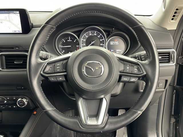 マツダ ＣＸ－５ XD Lパッケージ 道央・札幌 2017(平29)年 2.4万km マシーングレープレミアムM ・4WD/・純正ナビ&CD&DVD&BT&フルセグTV/・バック/サイドカメラ/・衝突軽減装置/・横滑り防止機能/・コーナーセンサー/・レーンキープアシスト/・レーダークルーズコントロール/・ETC/・USB接続/・電動リアゲート/・純正フロアマット/・前席パワーシート/・前席シートヒーター/・レザーシート/・ステアリングヒーター/・LEDヘッドライト/・オートライト/・スマートキー/・スペアキー/・保証書/・取扱説明書