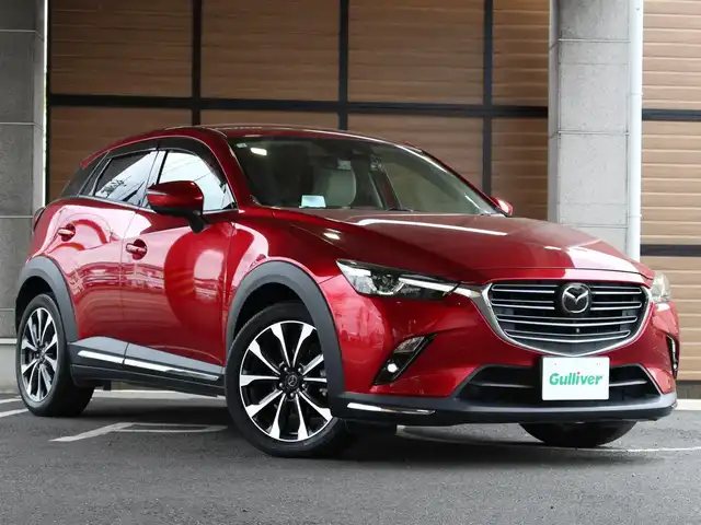 マツダ ＣＸ－３ 20S Lパッケージ 愛知県 2018(平30)年 1.7万km ソウルレッドクリスタルM ワンオーナー車/後期モデル/スマートキー＆プッシュスタート/マツダコネクトSDナビ/Bluetoothオーディオ/SD/USB/メーカーオプションフルセグTV＋CD/DVD/メーカーオプション360°ビューモニター＋/フロントパーキングセンサー/専用ホワイトレザーシート＆ホワイトインテリア/純正18インチアルミホイール/ヘッドアップディスプレイ/スマートシティブレーキサポート/レーダークルーズコントロール/パドルシフト/純正LEDヘッドランプ＆LEDフォグ/前席シートヒーター/電動パーキングブレーキ/取説/ナビ取説/保証書/スペアキーあり