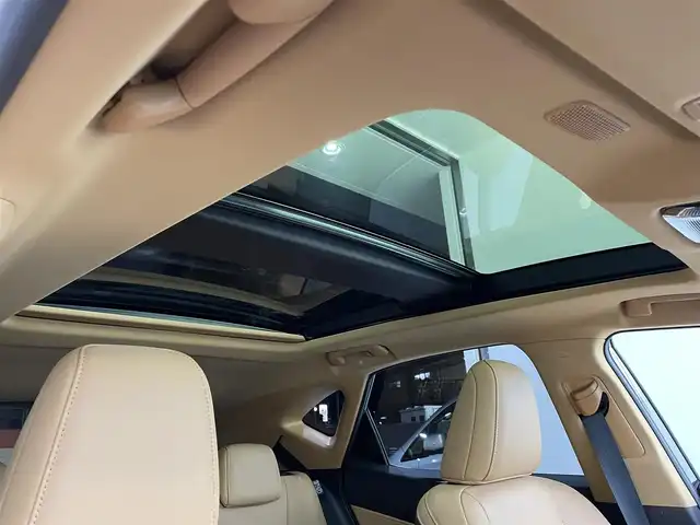 レクサス ＮＸ 350h バージョンL 大阪府 2023(令5)年 1.3万km グラファイトブラックガラスフレーク Lexus Safety System＋/　・プリクラッシュセーフティ　PCS/　・レーントレーシングアシスト　LTA/　・レーンディパーチャーアラート　LDA/　・レーダークルーズコントロール(全車速追従機能付き)/　・オートマチックハイビーム　AHB/　・ロードサインアシスト　RSA/　・ドライバー異常システム/　・フロントトラフィックアラート　FTA/　・発信遅れ告知機能/アドバンストパーク/純正14インチナビ/　Bluetooth/AM/FM/フルセグTV/パノラミックビューモニター/バックカメラ/サイドカメラ/フロントカメラ/デジタルインナーミラー/パノラマルーフ/三眼フルLEDヘッドライト/オートライト/フォグランプ/レザーシート茶/運転席ポジションメモリー付パワーシート/シートヒーター/シートクーラー/パーキングサポートブレーキ　PSB/ブラインドスポットモニター　BSM/スマートキー/パドルシフト/ビルトインETC2.0