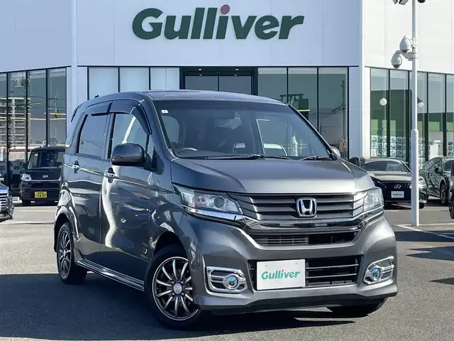 ホンダ Ｎ ＷＧＮ カスタム G ターボパッケージ 長崎県 2015(平27)年 6.9万km ポリッシュドメタルメタリック 純正SDナビ/CD/DVD/BT/USB/バックカメラ/ハーフレザーシート/ステアリングスイッチ/クルーズコントロール/パドルシフト/オートライト/キセノンライト/フォグランプ/ETC