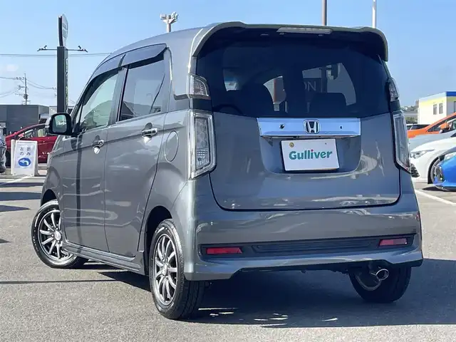 ホンダ Ｎ ＷＧＮ カスタム G ターボパッケージ 長崎県 2015(平27)年 6.9万km ポリッシュドメタルメタリック 純正SDナビ/CD/DVD/BT/USB/バックカメラ/ハーフレザーシート/ステアリングスイッチ/クルーズコントロール/パドルシフト/オートライト/キセノンライト/フォグランプ/ETC