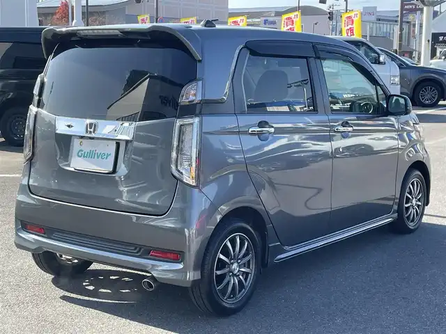 ホンダ Ｎ ＷＧＮ カスタム G ターボパッケージ 長崎県 2015(平27)年 6.9万km ポリッシュドメタルメタリック 純正SDナビ/CD/DVD/BT/USB/バックカメラ/ハーフレザーシート/ステアリングスイッチ/クルーズコントロール/パドルシフト/オートライト/キセノンライト/フォグランプ/ETC