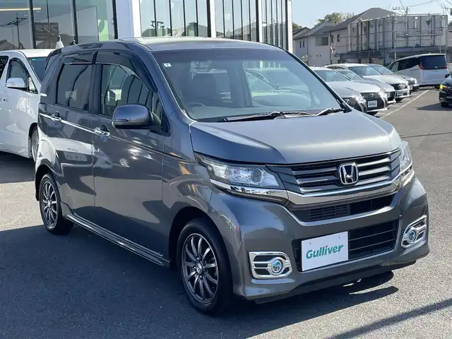 ホンダ Ｎ ＷＧＮ カスタム G ターボパッケージ 長崎県 2015(平27)年 6.9万km ポリッシュドメタルメタリック 純正SDナビ/CD/DVD/BT/USB/バックカメラ/ハーフレザーシート/ステアリングスイッチ/クルーズコントロール/パドルシフト/オートライト/キセノンライト/フォグランプ/ETC