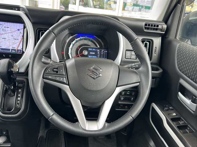 スズキ ハスラー HYBRID X 静岡県 2020(令2)年 4.3万km オフブルーM 純正ナビ/・CD/DVD/・FM/AM/・フルセグTV/・Bluetooth/・USB/・iPod/・スマートフォン連携/主要装備/・全方位カメラ/・ビルトインＥＴＣ/・ＬＥＤヘッドライト/・フォグランプ/・コーナーセンサー/・アイドリングストップ/・レーンキープアシスト/・横滑り防止装置/・ドライブレコーダー/・スマートキー/・運転席+助手席シートヒーター/・サイドカーテンエアバッグ