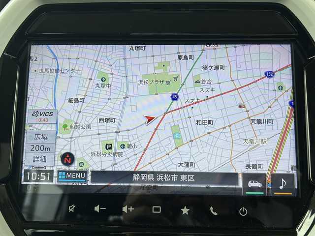 スズキ ハスラー HYBRID X 静岡県 2020(令2)年 4.3万km オフブルーM 純正ナビ/・CD/DVD/・FM/AM/・フルセグTV/・Bluetooth/・USB/・iPod/・スマートフォン連携/主要装備/・全方位カメラ/・ビルトインＥＴＣ/・ＬＥＤヘッドライト/・フォグランプ/・コーナーセンサー/・アイドリングストップ/・レーンキープアシスト/・横滑り防止装置/・ドライブレコーダー/・スマートキー/・運転席+助手席シートヒーター/・サイドカーテンエアバッグ