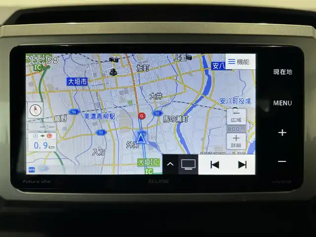 ダイハツ ウェイク L SA Ⅱ 岐阜県 2017(平29)年 3.3万km ブラックマイカメタリック イクリプスナビ/フルセグＴＶ/Bluetooth/CD/DVD/両側パワースライド/フルフラットシート/スマートアシストII/・衝突被害軽減ブレーキ/・車線逸脱警報/・誤発進抑制機能/・先行車発進告知/・対人/対車衝突警報機能/盗難防止装置/横滑り防止装置/アイドリングストップ/コーナーセンサー/オートライト/純正フロアマット/純正ドアバイザー/純正14インチAW/ETC/スマートキー