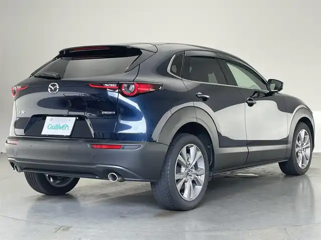 マツダ ＣＸ－３０ XD Lパッケージ 愛知県 2021(令3)年 2.5万km ディープクリスタルブルーマイカ 純正８．８型ナビ　ＨＵＤ　ＢＳＭ　黒レザ‐　ＨＤＭＩ　禁煙　フルセグTV　ＤＶＤ　パドルシフト　ＥＴＣ　ドラレコ　シートヒーター　衝突軽減　ＬＥＤライト　フォグランプ　コーナーセンサー　パワーシート