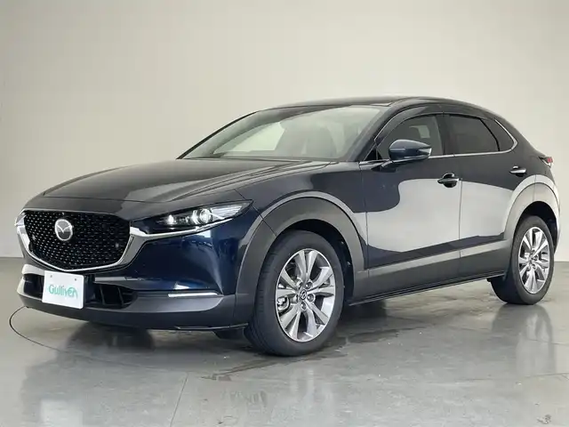 マツダ ＣＸ－３０ XD Lパッケージ 愛知県 2021(令3)年 2.5万km ディープクリスタルブルーマイカ 純正８．８型ナビ　ＨＵＤ　ＢＳＭ　黒レザ‐　ＨＤＭＩ　禁煙　フルセグTV　ＤＶＤ　パドルシフト　ＥＴＣ　ドラレコ　シートヒーター　衝突軽減　ＬＥＤライト　フォグランプ　コーナーセンサー　パワーシート