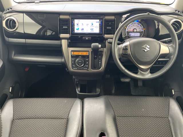 スズキ ハスラー Jスタイル Ⅱ 沖縄県 2017(平29)年 8.5万km アクティブイエロー/ブラック2トーンルーフ 禁煙車　/純正ナビ　（KXM-E501W）/（フルセグTV　DVD　Bluetooth　SD　ラジオ）/ETC/衝突軽減装置　/横滑り防止装置　/レーンキープアシスト　/アイドリングストップ　/ドライブレコーダー/ハーフレザーシート/シートヒーター　/オートエアコン　/スマートキー/プッシュスタート/オートライト/純正フロアマット/純正アルミホイール