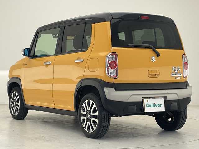 スズキ ハスラー Jスタイル Ⅱ 沖縄県 2017(平29)年 8.5万km アクティブイエロー/ブラック2トーンルーフ 禁煙車　/純正ナビ　（KXM-E501W）/（フルセグTV　DVD　Bluetooth　SD　ラジオ）/ETC/衝突軽減装置　/横滑り防止装置　/レーンキープアシスト　/アイドリングストップ　/ドライブレコーダー/ハーフレザーシート/シートヒーター　/オートエアコン　/スマートキー/プッシュスタート/オートライト/純正フロアマット/純正アルミホイール