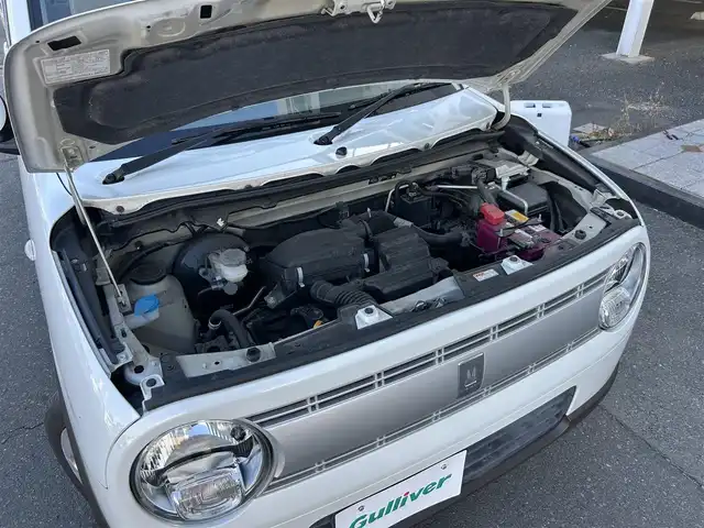 スズキ ラパン G 静岡県 2017(平29)年 3.2万km パールホワイト ケンウッドナビ/FM/AM/CD/DVD/SD/ワンセグ/USB/iPod/レーダーブレーキサポート/MTモード付AT/スマートキー/プッシュスタート/横滑り防止システム/衝突軽減システム/エアバッグ/パワーステアリング/純正14SW