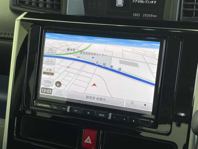 トヨタ ルーミー カスタムG 群馬県 2020(令2)年 3万km マゼンタベリーマイカM 社外７インチナビ　パノラマモニター　両側パワースライドドア　クルーズコントロール　ＬＥＤライト　シートヒーター　純正１４インチＡＷ　ステアリングリモコン　スマートキー　ＥＴＣ　ドラレコ　禁煙車