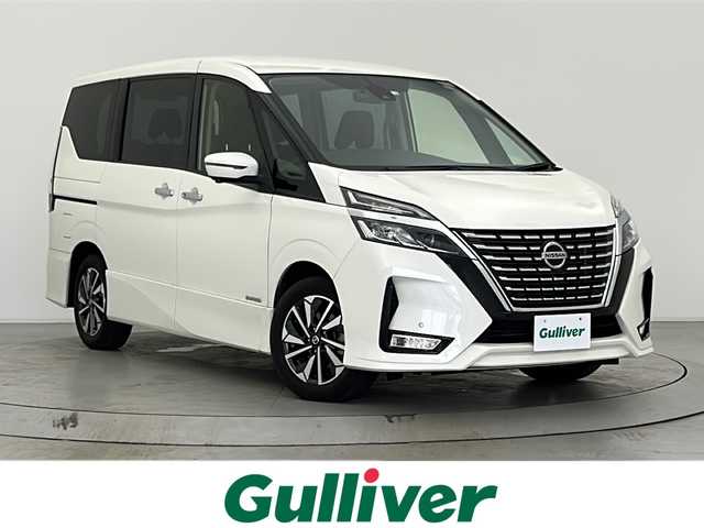 日産 セレナ ハイウェイスター 宮城県 2020(令2)年 4.7万km ブリリアントホワイトパール 純正１０型ナビ　/プロパイロット　/両側オートスライドドア　/アラウンドビューモニター　/ハンズフリーオートスライドドア　/後側方車両検知警報　/エマージェンシーブレーキ　/車線逸脱警報　/前後ソナー　　/ＬＥＤヘッドライト/電子制御パーキングブレーキ/オートホールド機能/純正16インチAW/後席オートエアコン