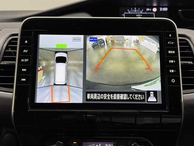 日産 セレナ ハイウェイスター V 三重県 2020(令2)年 7.9万km ダイヤモンドブラック S-HYBRID/FF/インパネCVT/純正 10インチナビ MM519D-L/（iPod/SD/FM/AM/TV/USB/Bluetooth/CD/DVD/Blu-ray/MUSIC STOCKER/ドラレコ）/純正 11インチ 後席モニター/インテリジェント アラウンドビューモニター（移動物検知機能付）/両側ハンズフリースライドドア/ドライブレコーダー 前方/ビルトイン ETC/安全装備/【OP】セーフティパックA/・インテリジェント エマージェンシーブレーキ/・インテリジェント FCW（前方衝突予測警報）/・インテリジェント DA（ふらつき警報）/・インテリジェント BSI（後側方衝突防止支援システム）＋BSW（後側方車両検知警報）/・RCTA（後退時車両検知警報）/・踏み間違い衝突防止アシスト/・標識検知機能（進入禁止、最高速度、一時停止）/・フロント&バックソナー/装備/・【OP】後席オートエアコン＆リヤヒーターダクト/・オートライト/・LEDヘッドランプ＋フロントフォグランプ/・ハイビームアシスト/・純正16inAW/・インテリキーx2/など