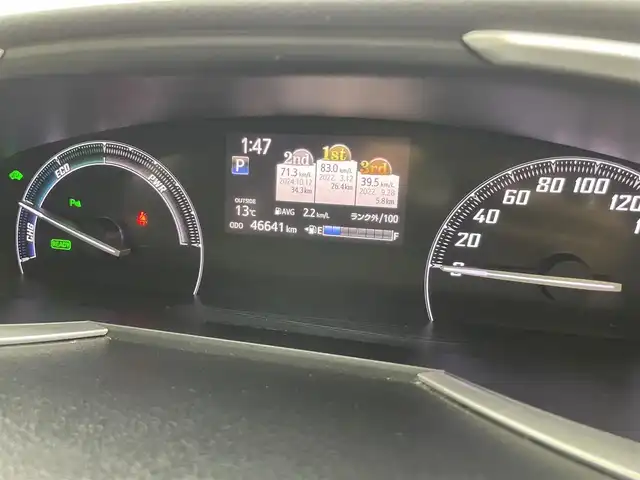 トヨタ シエンタ ハイブリッド ファンベースG クエロ 富山県 2021(令3)年 4.7万km ヴィンテージブラウンパールクリスタルシャイン/ホワイトパールクリスタルシャイン ワンオーナー/純正SDナビ【NSZT-Y68T】/（AM/FM/CD/DVD/SD/USB/BT)/フルセグTV/バックカメラ/社外AW付き冬タイヤ積込/両側パワースライドドア/衝突軽減システム/クルーズコントロール/レーンキープアシスト/コーナーセンサー前後/オートマチックハイビーム/LEDヘッドライト/パーキングサポートブレーキ/先行車お知らせ機能/リヤシートリマインダー/横滑り防止装置/盗難防止装置/ETC/ハーフレザー/社外15インチAW/3列シート/フロアマット純正/センターコンソール/フォグランプ/保証書/取扱説明書