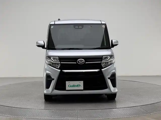 ダイハツ タント カスタム X 兵庫県 2020(令2)年 2万km ブライトシルバーメタリック 社外SDナビ（CD/DVD・BT・フルセグ）/両側パワースライドドア/純正AW14インチ/社外フロアマット/社外ドラレコ（前方）/ハーフレザーシート/ドアバイザー/アイドリングストップ/コーナーセンサー前後/LEDヘッドランプ