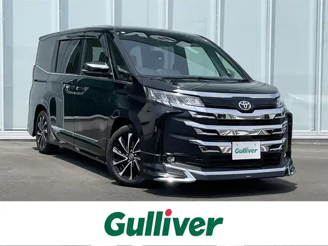 トヨタ ノア S－Z 神奈川県 2023(令5)年 1万km アティチュードブラックマイカ 純正ＳＤナビ　/ドラレコ前後　/ＥＴＣ２．０　/ＡＢＳ　/レーダークルーズコントロール　/ドアバイザー　/レーンキープアシスト/シートヒーター　/エアロパーツ　/ＡｐｐｌｅＣａｒＰｌａｙ　/コーナーセンサー/LEDヘッドライト/ABS/横滑り防止装置/オートライト/オートマチックハイビーム/カーテンエアバッグ
