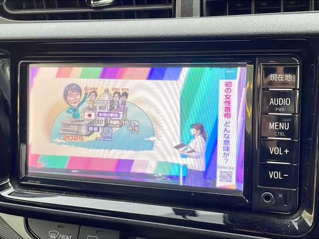 トヨタ アクア S スタイルブラック 新潟県 2017(平29)年 6.3万km ディープアメジストマイカメタリック ナビ（BT/DTV/ワンセグ）/バックカメラ/オートライト/ビルトインETC/衝突軽減ブレーキ/夏冬タイヤ/ウィンカーミラー/電動格納ミラー/ドアバイザー/シガーソケット