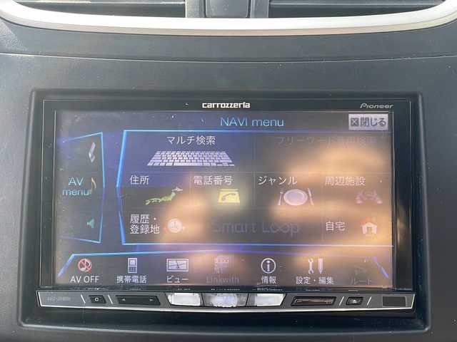 スズキ スイフト スポーツ 静岡県 2014(平26)年 11万km スノーホワイトパール ワンオーナー/6速マニュアル/社外HDDナビ・フルセグTV/CD/DVD/SD/Bluetooth)/社外１７インチアルミホイール/クルーズコントロール/ステアリングスイッチ/ETC/スマートキー２個/プッシュスタート/取扱説明書/新車時保証書