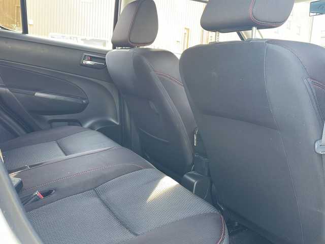 スズキ スイフト スポーツ 静岡県 2014(平26)年 11万km スノーホワイトパール ワンオーナー/6速マニュアル/社外HDDナビ・フルセグTV/CD/DVD/SD/Bluetooth)/社外１７インチアルミホイール/クルーズコントロール/ステアリングスイッチ/ETC/スマートキー２個/プッシュスタート/取扱説明書/新車時保証書