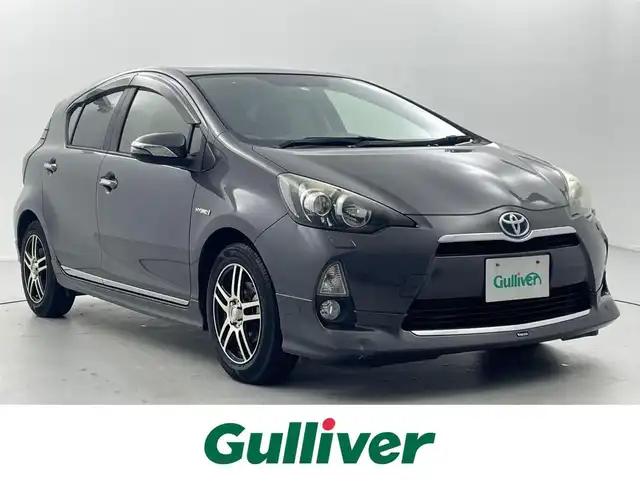 トヨタ アクア G 福井県 2012(平24)年 1.7万km グレーメタリック 純正ＳＤナビ　型式：NSZT-W62G/バックカメラ/Ｂｌｕｅｔｏｏｔｈ/スマートキー/モデリスタエアロ/純正フロアマット/社外ＥＴＣ/社外アルミホイール　/コーナーポール　/ＡＢＳ　/ＬＥＤヘッドライト