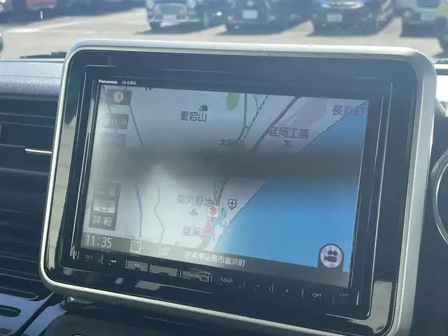 スズキ スペーシア カスタム HYBRID XS ターボ 宮崎県 2020(令2)年 3.3万km ピュアホワイトP 純正フルセグナビ/（DVD再生機能付き）（BT）/アイドリングストップ/全周囲カメラ/バックカメラ/プッシュスタート/MTモード付AT/パドルシフト/パワーウィンドウ/パワーステアリング/純正LEDヘッドライト/純正フロアマット/オートライト/クルーズコントロール/純正アルミホイール/レザーシート/ドライブレコーダー/横滑り防止装置/盗難防止装置/エアバックW/衝突被害軽減システム/ABS/AAC/ETC