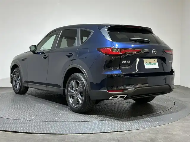 マツダ ＣＸ－６０ XD Sパッケージ 愛媛県 2023(令5)年 1.9万km ディープクリスタルブルーマイカ ・１２．３型ナビ/（フルセグＴＶ・ＢＴ・ａｐｐｌｅｃａｒｐｌａｙ・ａｎｄｒｏｉｄａｕｔｏ・ＦＭ・ＡＭ・ＵＳＢ・ＨＤＭＩ）/・全方位カメラ　/・ＥＴＣ　/・衝突軽減ブレーキ　/・レーンキープアシスト/・レーダークルーズコントロール/・D席パワーシート/・DN席シートヒーター/・ステアリングヒーター/・オートマチックハイビーム/・シートメモリー/・置くだけ充電/・スペアキー