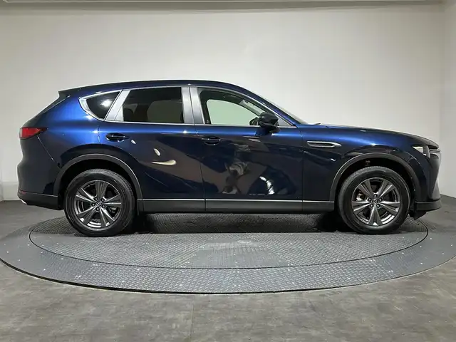 マツダ ＣＸ－６０ XD Sパッケージ 愛媛県 2023(令5)年 1.9万km ディープクリスタルブルーマイカ ・１２．３型ナビ/（フルセグＴＶ・ＢＴ・ａｐｐｌｅｃａｒｐｌａｙ・ａｎｄｒｏｉｄａｕｔｏ・ＦＭ・ＡＭ・ＵＳＢ・ＨＤＭＩ）/・全方位カメラ　/・ＥＴＣ　/・衝突軽減ブレーキ　/・レーンキープアシスト/・レーダークルーズコントロール/・D席パワーシート/・DN席シートヒーター/・ステアリングヒーター/・オートマチックハイビーム/・シートメモリー/・置くだけ充電/・スペアキー