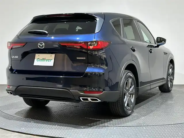 マツダ ＣＸ－６０ XD Sパッケージ 愛媛県 2023(令5)年 1.9万km ディープクリスタルブルーマイカ ・１２．３型ナビ/（フルセグＴＶ・ＢＴ・ａｐｐｌｅｃａｒｐｌａｙ・ａｎｄｒｏｉｄａｕｔｏ・ＦＭ・ＡＭ・ＵＳＢ・ＨＤＭＩ）/・全方位カメラ　/・ＥＴＣ　/・衝突軽減ブレーキ　/・レーンキープアシスト/・レーダークルーズコントロール/・D席パワーシート/・DN席シートヒーター/・ステアリングヒーター/・オートマチックハイビーム/・シートメモリー/・置くだけ充電/・スペアキー