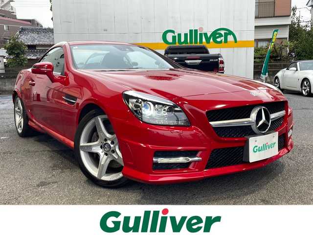 メルセデス・ベンツ ＳＬＫ２００ ブルーエフィシェンシースポーツ 東京都 2012(平24)年 3万km ファイアオパール ワンオーナー/ダイナミックハンドリングパッケージ/リバース連動電動格納ドアミラー/ステアリングスイッチ/革シート/パワーシート（運転席/助手席）/シートヒーター（運転席/助手席）/ETC/HIDヘッドライト/新車時保証書/ナビ/車両取扱説明書