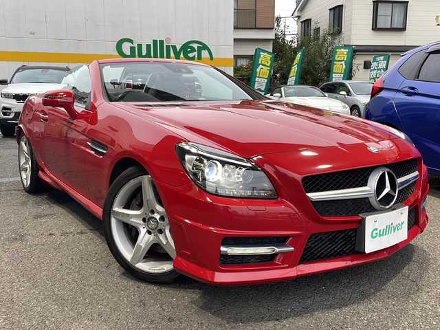メルセデス・ベンツ ＳＬＫ２００ ブルーエフィシェンシースポーツ 東京都 2012(平24)年 3万km ファイアオパール ワンオーナー/ダイナミックハンドリングパッケージ/リバース連動電動格納ドアミラー/ステアリングスイッチ/革シート/パワーシート（運転席/助手席）/シートヒーター（運転席/助手席）/ETC/HIDヘッドライト/新車時保証書/ナビ/車両取扱説明書