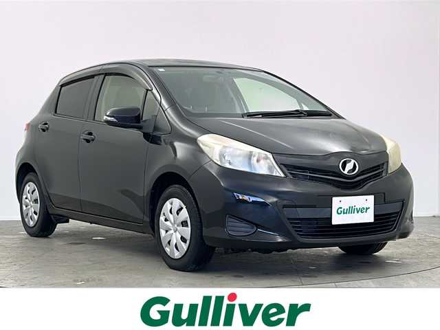 トヨタ ヴィッツ F スマイルエディション 大阪府 2012(平24)年 5万km ブラックマイカ ワンオーナー/純正ナビ/(ワンセグTV/AM/FM/CD/DVD/BT)/前方ドライブレコーダー/ETC/ABS/盗難防止装置/オートライト/オートエアコン/電動格納ミラー/ISOFIX/エンジンスタートボタン/純正フロアマット/スマートキー/保証書/取扱説明書