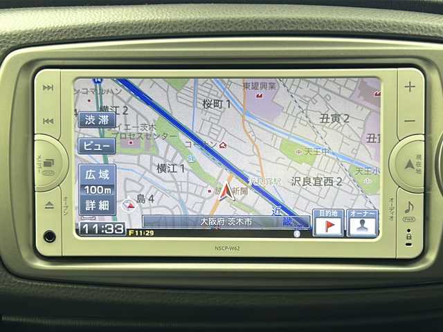 トヨタ ヴィッツ F スマイルエディション 大阪府 2012(平24)年 5万km ブラックマイカ ワンオーナー/純正ナビ/(ワンセグTV/AM/FM/CD/DVD/BT)/前方ドライブレコーダー/ETC/ABS/盗難防止装置/オートライト/オートエアコン/電動格納ミラー/ISOFIX/エンジンスタートボタン/純正フロアマット/スマートキー/保証書/取扱説明書